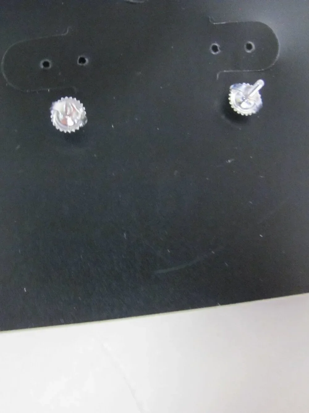MOISSANITE EARRINGS STERLING SILVER NWT